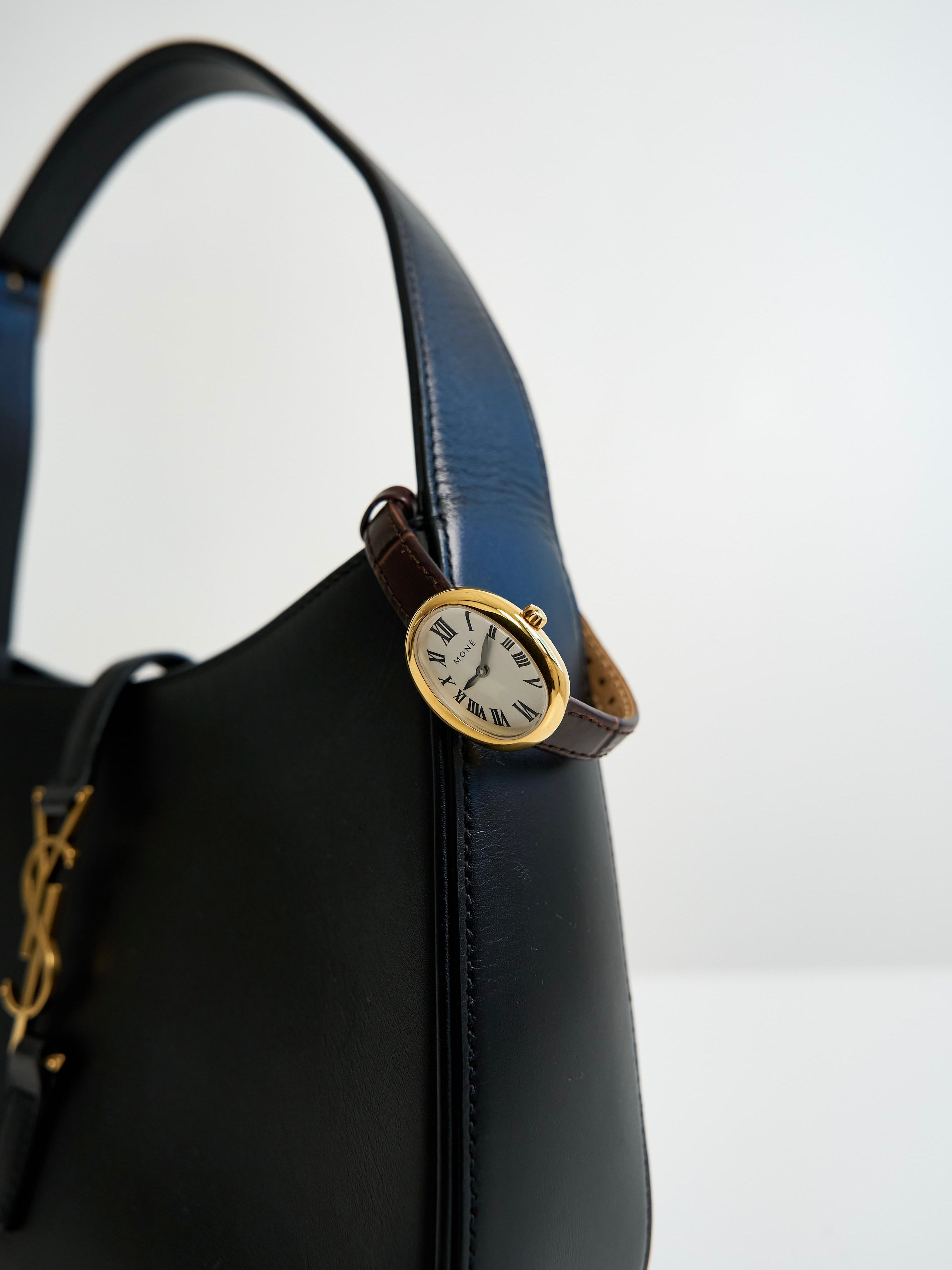 SIGNATURE MINI BROWN GOLD
