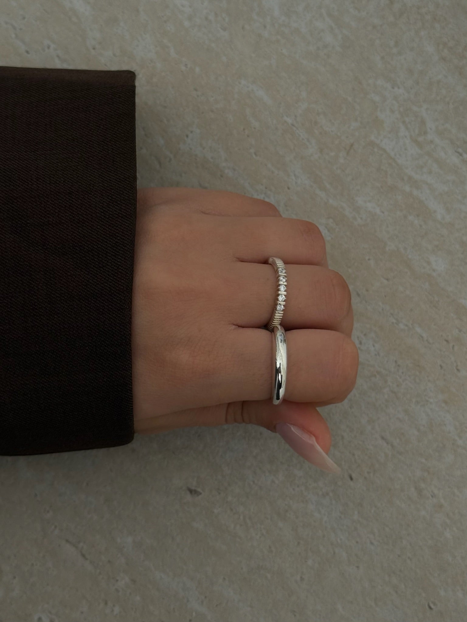 ANYA & ALAÏA SILVER SET