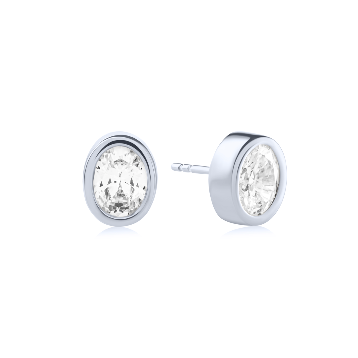 THE OVAL BEZEL STUDS